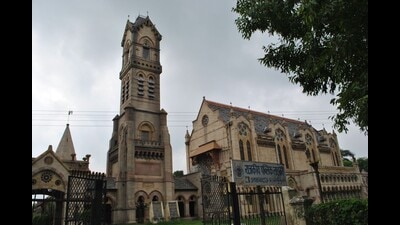 Government Public Library in Chandrashekhar Azad Park in Prayagraj. (Pix by Anil Kumar Maurya/HT) (Sourced) Government Public Library in Chandrashekhar Azad Park in Prayagraj. (Pix by Anil Kumar Maurya/HT) (Sourced)