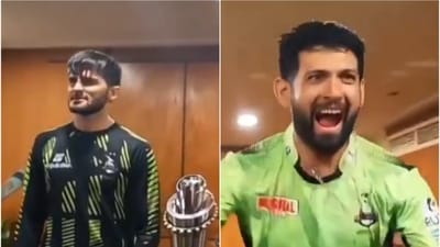 Shaheen Afridi announced an iPhone for all members of the Lahore Qalandars' PSL-title winning team. (X) Shaheen Afridi announced an iPhone for all members of the Lahore Qalandars' PSL-title winning team. (X)