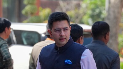 During the ‘Ideas for India’ conference in London, Raghav Chadha slammed Pakistan as a terror state. (PTI) During the ‘Ideas for India’ conference in London, Raghav Chadha slammed Pakistan as a terror state. (PTI)