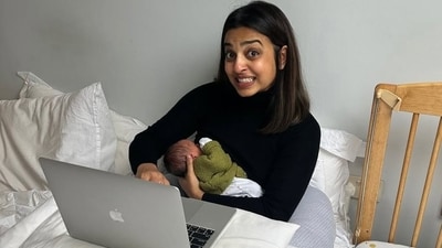 Radhika Apte and Benedict Taylor welcomed a baby girl in December last year. Radhika Apte and Benedict Taylor welcomed a baby girl in December last year.
