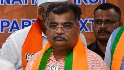 Ravindra Chavan, BJP state president (Photo by Bhushan Koyande / Hindustan Times)