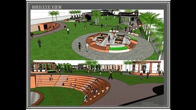 The design of the proposed literary park in Prayagraj (Sourced) The design of the proposed literary park in Prayagraj (Sourced)