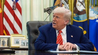 President Donald Trump speaks during a news conference in the Oval Office of the White House, Friday, May 30, 2025, in Washington. (AP) President Donald Trump speaks during a news conference in the Oval Office of the White House, Friday, May 30, 2025, in Washington. (AP)