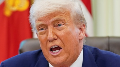U.S. President Donald Trump speaks during a press conference with Elon Musk (not pictured) in the Oval Office of the White House, in Washington, D.C., U.S., May 30, 2025. REUTERS/Nathan Howard (REUTERS)
