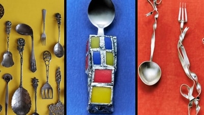 From gold-dipped forks that double as art pieces to edible spoons that satisfy both your hunger and your conscience, quirky cutlery is getting a serious glow-up. From gold-dipped forks that double as art pieces to edible spoons that satisfy both your hunger and your conscience, quirky cutlery is getting a serious glow-up.
