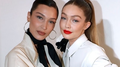 Supermodel sisters Bella Hadid and Gigi Hadid have a half-sister they didn't know of. (Getty Images via AP) Supermodel sisters Bella Hadid and Gigi Hadid have a half-sister they didn't know of. (Getty Images via AP)