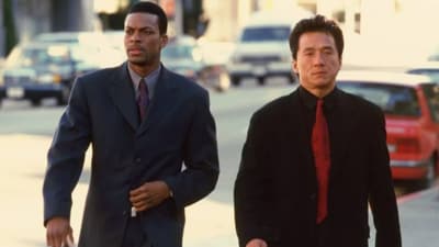 Chris Tucker and Jackie Chan in Rush Hour Chris Tucker and Jackie Chan in Rush Hour
