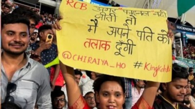 RCB have reached their fourth IPL final, having previously made it in 2009, 2011, and 2016. (X/@Gharkakalesh) RCB have reached their fourth IPL final, having previously made it in 2009, 2011, and 2016. (X/@Gharkakalesh)