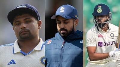 Did Sarfaraz Khan, left, and Shreyas Iyer, right, pay the price for the buzz around Karun Nair? (AFP Images) Did Sarfaraz Khan, left, and Shreyas Iyer, right, pay the price for the buzz around Karun Nair? (AFP Images)
