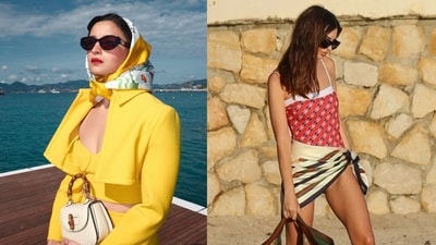 The celeb-approved silk scarf trend is on the rise The celeb-approved silk scarf trend is on the rise