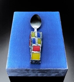 Blocks of a colours in a spoon inspired by Picasso Blocks of a colours in a spoon inspired by Picasso