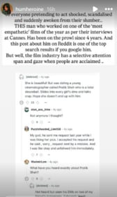 A screengrab of Srishti Riya Jain's Instagram stories. A screengrab of Srishti Riya Jain's Instagram stories.