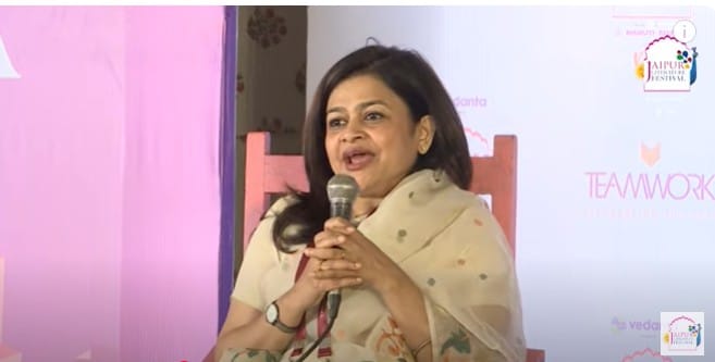Author Sanghamitra Chakraborty at JLF 2025 (Jaipur Literature Festival) Author Sanghamitra Chakraborty at JLF 2025 (Jaipur Literature Festival)