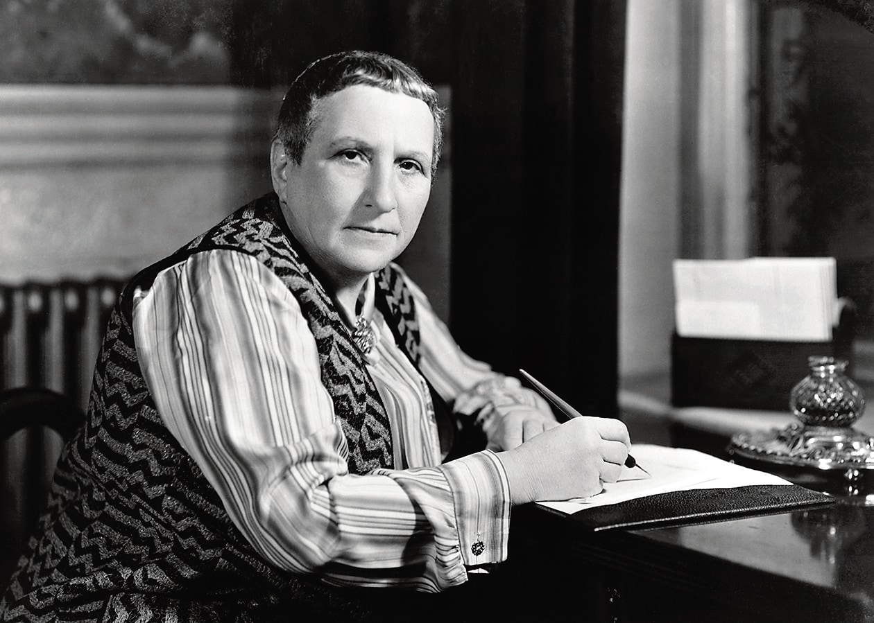 American writer Gertrude Stein (1874-1946). (Getty Images) American writer Gertrude Stein (1874-1946). (Getty Images)