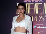 Surveen Chawla recalled how she walked off after pushing the director for trying to kiss her. (ANI Photo) Surveen Chawla recalled how she walked off after pushing the director for trying to kiss her. (ANI Photo)