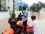 Many localities in Manipur’s Imphal East district were flooded on Saturday morning due to the overflowing of the Imphal river.
