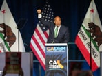Sen. Cory Booker, D-N.J., speaks at the California Democratic Party's 2025 State Convention