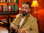 Kamal Haasan is facing backlash over his remark on Kannada during the promotions of his upcoming film, Thug Life. (PTI Photo/Atul Yadav) Kamal Haasan is facing backlash over his remark on Kannada during the promotions of his upcoming film, Thug Life. (PTI Photo/Atul Yadav)