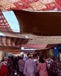 The bazar lane is like a tunnel, lined on both sides with dozens of small stalls. It is roofed by a most unusual covering, which comes up only during the summer months. (HT PHOTO)