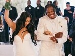 Travis Hunter and Leanna Lenee tied the knot in a lavish ceremony in Tennessee Travis Hunter and Leanna Lenee tied the knot in a lavish ceremony in Tennessee