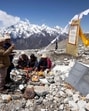While the snowpack and glaciers of High Mountain Asia are projected to be among the last to go, even here, one-fifth of the glacier mass has already melted away (AFP/ICIMOD)