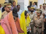 Police took ex-Merchant Navy officer Saurabh Rajput's wife, Muskan Rastogi, and her lover, Sahil Shukla, into custody in March after their arrest for his murder. Police took ex-Merchant Navy officer Saurabh Rajput's wife, Muskan Rastogi, and her lover, Sahil Shukla, into custody in March after their arrest for his murder.