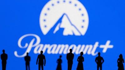 Toy figures of people are seen in front of the displayed Paramount + logo, in this illustration taken January 20, 2022. REUTERS/Dado Ruvic/Illustration/File Photo/File Photo (REUTERS)