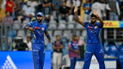 Hardik Pandya heaps praise on Jasprit Bumrah after Mumbai Indians win Eliminator. (AFP)