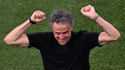 Luis Enrique paid tribute to his daughter, Xana, after PSG's Champions League win (AFP) Luis Enrique paid tribute to his daughter, Xana, after PSG's Champions League win (AFP)