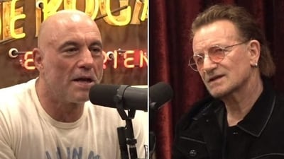 Bono appeared on Joe Rogan's well-liked podcast broadcast on Friday. Bono appeared on Joe Rogan's well-liked podcast broadcast on Friday.