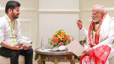 Prime Minister Narendra Modi during a meeting with Telangana chief minister A Revanth Reddy in New Delhi. (PTI file) Prime Minister Narendra Modi during a meeting with Telangana chief minister A Revanth Reddy in New Delhi. (PTI file)