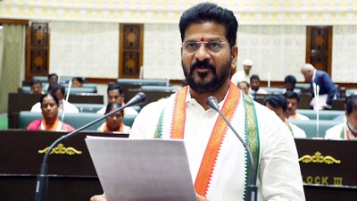 Telangana CM Revanth Reddy in the Legislative Assembly in Hyderabad. (ANI) Telangana CM Revanth Reddy in the Legislative Assembly in Hyderabad. (ANI)