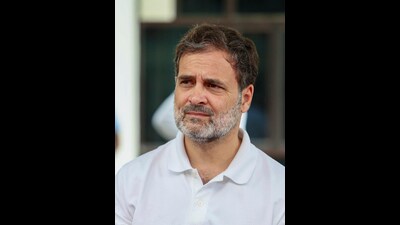 The judge noted that Gandhi had been granted bail with a permanent exemption from personal appearance and there was no evidence to suggest that he was deliberately delaying the proceedings. (HT) The judge noted that Gandhi had been granted bail with a permanent exemption from personal appearance and there was no evidence to suggest that he was deliberately delaying the proceedings. (HT)