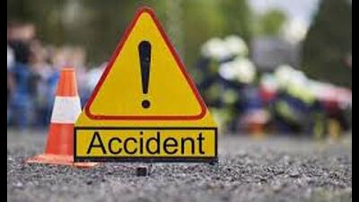 The vehicle, carrying 13 people, was part of a wedding procession returning from Kusuma village in the Majhila police station area. (Sourced)