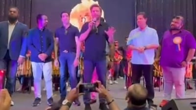 As former Pakistani cricketers Shahid Afridi and Umar Gul arrived, the community members paused their cultural performance and broke into chants of “Boom Boom". As former Pakistani cricketers Shahid Afridi and Umar Gul arrived, the community members paused their cultural performance and broke into chants of “Boom Boom".