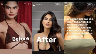 Screenshots of the Miss Grand International President's story where he targeted Rachel Gupta. Screenshots of the Miss Grand International President's story where he targeted Rachel Gupta.
