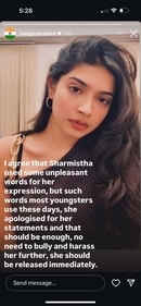 Kangana via Instagram Stories. Kangana via Instagram Stories.