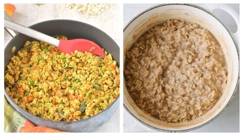 Oatmeal is no doubt a classic but oat poha takes care of both taste and health. (Pinterest) Oatmeal is no doubt a classic but oat poha takes care of both taste and health. (Pinterest)