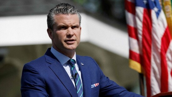US Defence Secretary Pete Hegseth accused Beijing of building up military capabilities to potentially invade Taiwan and “rehearsing for the real deal” through repeated large-scale exercises. (Getty Images via AFP)