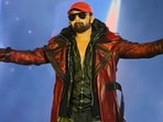 Himmesh Reshammiya performs in Mumbai as a part of his Cap Mania Tour.
