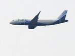 File photo of an Indigo aircraft seen flying in New Delhi on Monday. File photo of an Indigo aircraft seen flying in New Delhi on Monday.