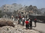 Israel continued its military campaign across Gaza, saying it struck dozens of targets over the past days. Israel continued its military campaign across Gaza, saying it struck dozens of targets over the past days.