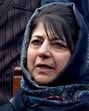 PDP leader Mehbooba Mufti