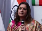 Shiv Sena (UBT) Rajya Sabha MP Priyanka Chaturvedi speaking in London on Pakistan’s role in terrorism.