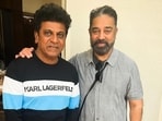 Actor Shivaraj Kumar with Kamal Haasan Actor Shivaraj Kumar with Kamal Haasan
