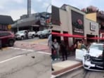 A multi-vehicle crash occurred in downtown Gatlinburg, Tennessee, on Sunday. A multi-vehicle crash occurred in downtown Gatlinburg, Tennessee, on Sunday.