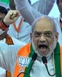 Union home minister Amit Shah addressing BJP members at Netaji Indoor Stadium in Kolkata on Sunday. (Samir Jana/ Hindustan Times) Union home minister Amit Shah addressing BJP members at Netaji Indoor Stadium in Kolkata on Sunday. (Samir Jana/ Hindustan Times)