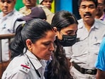 Social media influencer Sharmishta Panoli, who was arrested by the Kolkata Police for making alleged communal comments in a video, being produced at a court, in Kokata, Saturday. Social media influencer Sharmishta Panoli, who was arrested by the Kolkata Police for making alleged communal comments in a video, being produced at a court, in Kokata, Saturday.