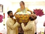 Sreeleela's fans wondered if she was getting married as she posted these festive photos on Instagram.