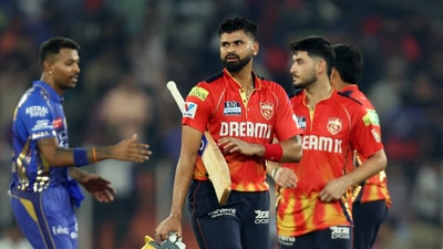 Shreyas Iyer led the Punjab Kings' run chase against the Mumbai Indians on Sunday (REUTERS)